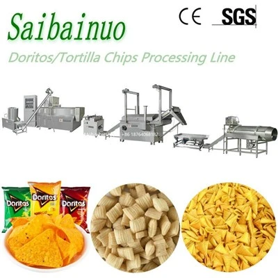 Bugles Crispy izgatavošanas ekstrūdera mašīna