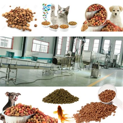 Kibble Dry Dog Zivju barības granulu kaķu mājdzīvnieku barības apstrādes mašīna